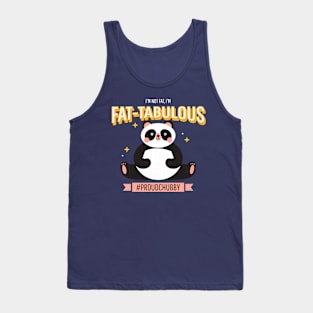 Chubby Panda Tank Top